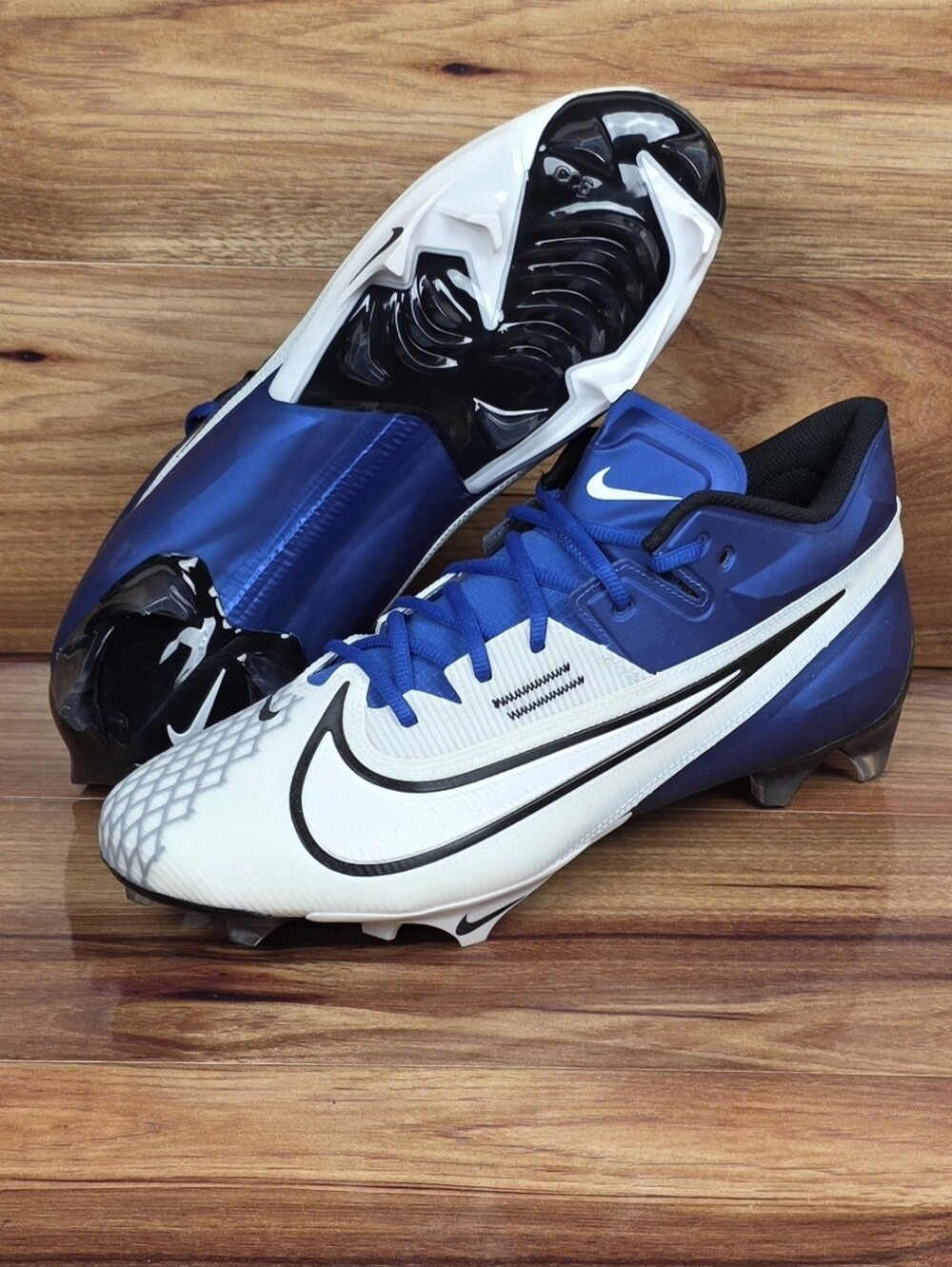 Nike Vapor Edge Elite 360 2 Men's Size 13 Football Cleats Royal White DA5457-414